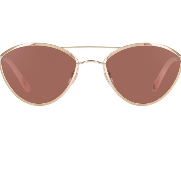 Garrett Leight Accessories - Garrett Leight Breeze Sunglasses Wire Frame Pink Tint Electric Sun Designer